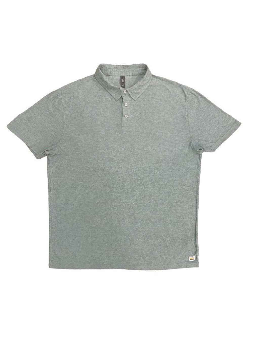 VUORI Men's Strato Tech Polo Heather Grey Short Sleeve Size L V188